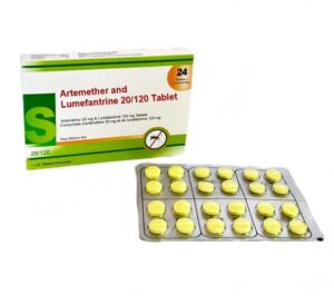 ARTEMETHER + LUMEFANTRINE 20mg/120mg x24 Tablets