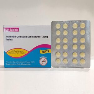 ARTEMETHER + LUMEFANTRINE 20mg/120mg Tablets x12 – Swipha Antimalarial Medication