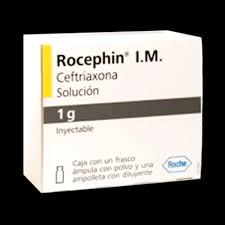 Rocephin 1g I.M (Ceftriaxone Injection) – Antibiotic (Roche)
