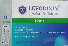 Levodixin (Levofloxacin Tablets 500mg) – Broad Spectrum Antibiotic (14 Tablets)
