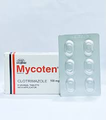 Mycoten Insert X6 – Antifungal Vaginal Inserts