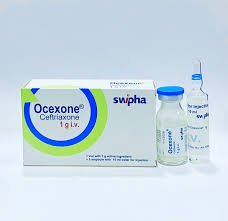 OCEXONE INJ 1G (CEFTRIAXONE) X VIAL – Swipha