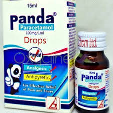 Panda Paracetamol 100mg/1ml Oral Drops (Analgesic & Antipyretic)